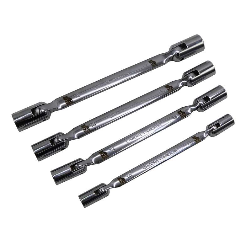 آچار دو سر بکس مدل بیگ بر کد YP-LOLAEI-12PAR-1017 سایز 10-17 میلیمتر مجموعه 4 عددی