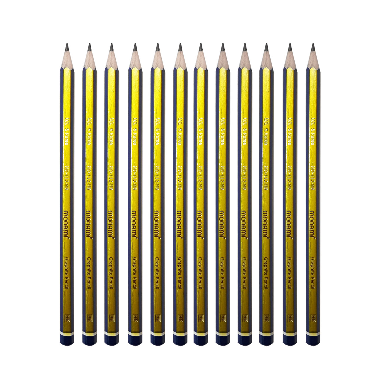 مداد مشکی مونامی مدل Graphite Pencil کد MO-112-HB