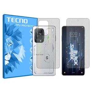 Tecno HyMTT model Matte screen protector suitable for Xiaomi Black Shark 5 Pro mobile phone, along with the back of the phone