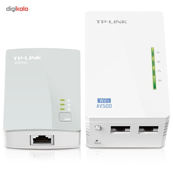 کیت آداپتور پاورلاین و گسترش دهنده بی‌سیم تی پی-لینک مدل TL-WPA4220KIT