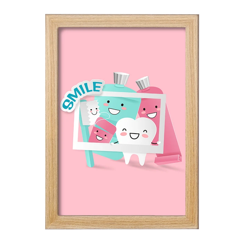 تابلو خندالو مدل دندان و دندان پزشکی کودکانه کد 36721