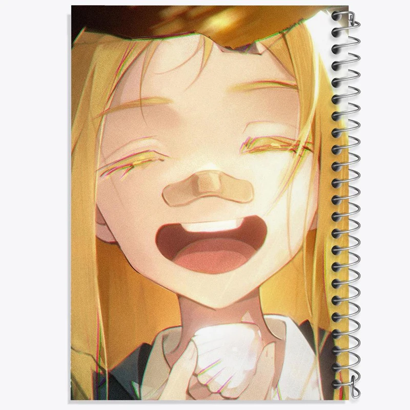 دفتر شطرنجی 50 برگ خندالو طرح اوشیو انیمه سامرتایم رندرینگ کد 24227