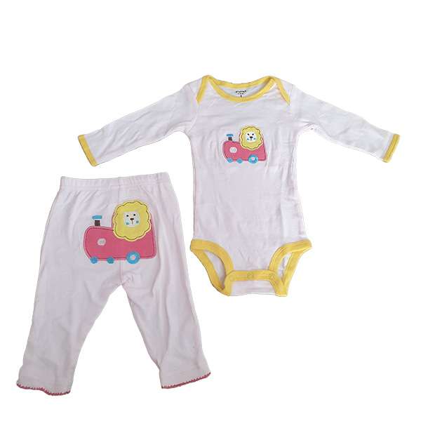 ست بادی آستین بلند و شلوار نوزادی کارترز مدل 876