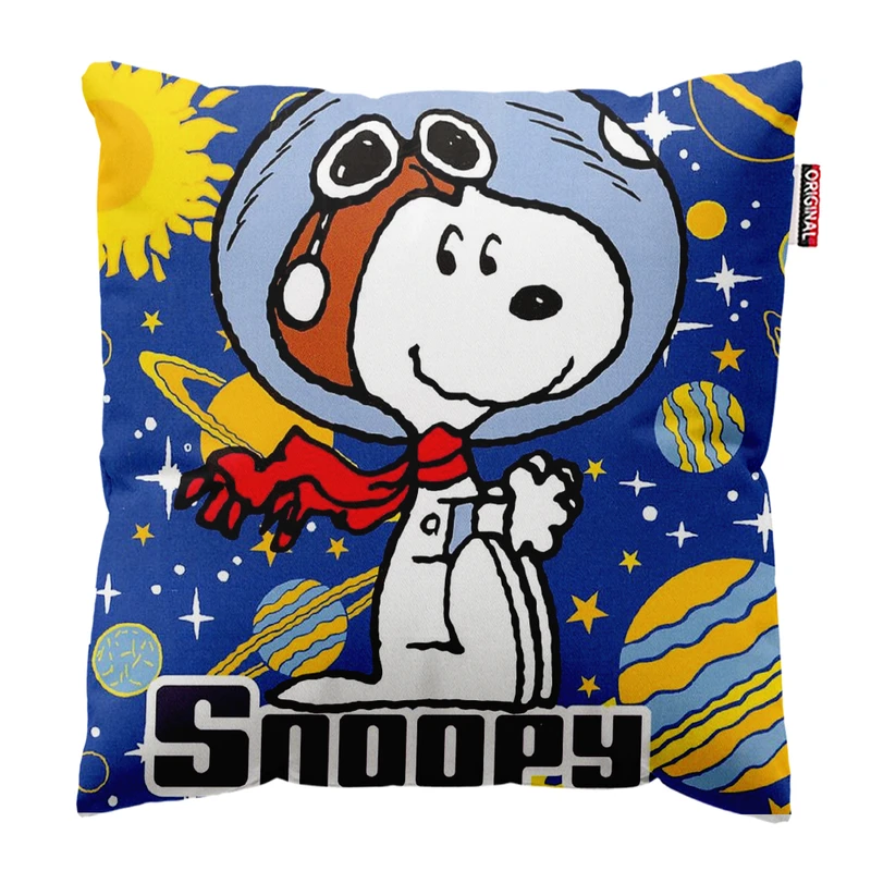 کوسن پاد آفرین مدل کارتونی اسنوپی کد PK401674 سایز 40*40 سانتی متر