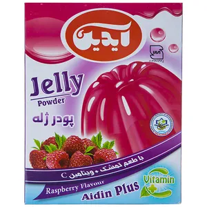 پودر ژله تمشک آیدین مقدار 100 گرم