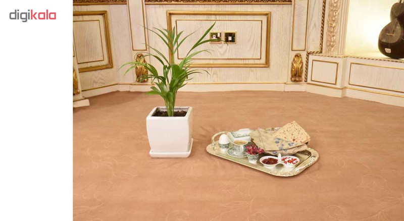 موکت سپاهان موکت طرح ولور ذوبی لاله زمینه کرم011