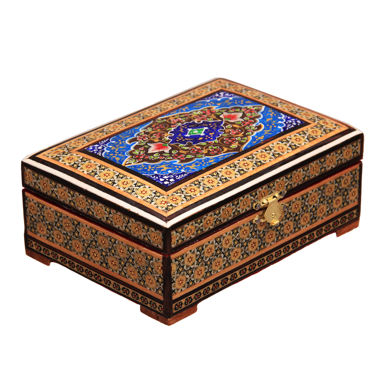 جعبه جواهرات خاتم کاری کد 3-70085