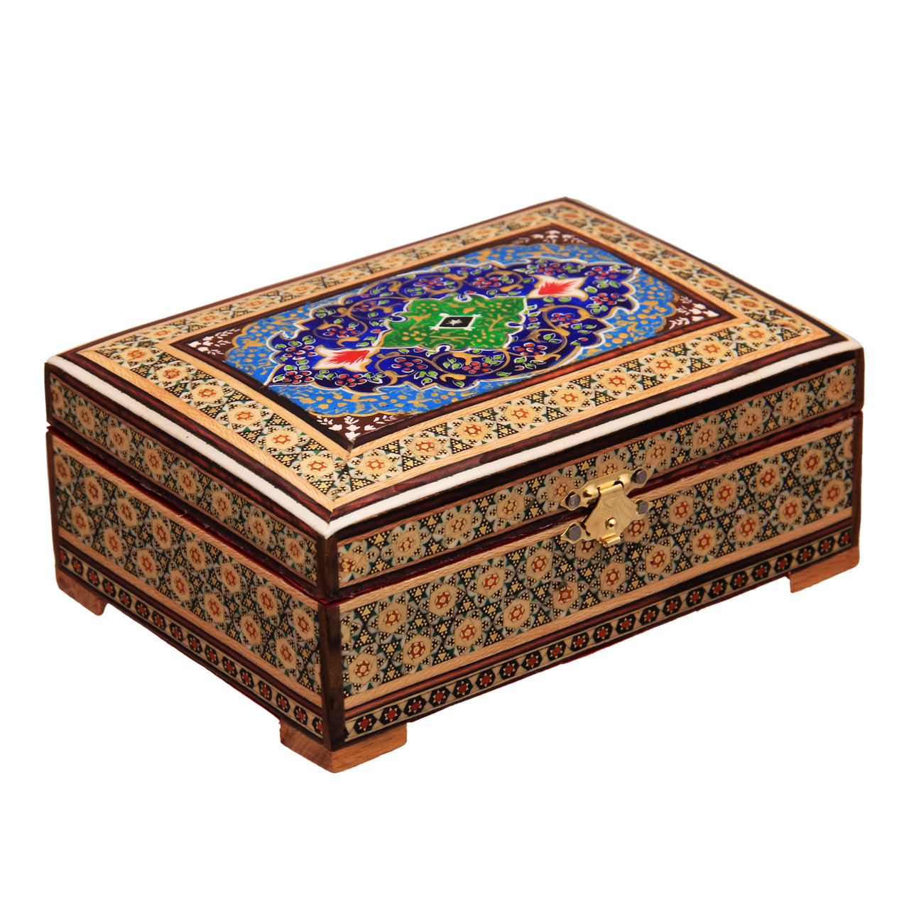 جعبه جواهرات خاتم کاری کد 4-70085