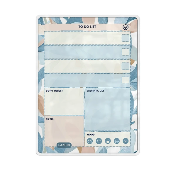 تخته وایت برد لاژید مدل پلنر کد TO-DO-LIST سایز 20*30 سانتی متر