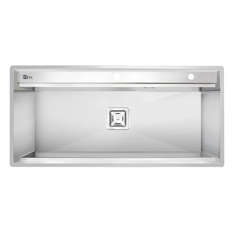 سینک ظرفشویی استیل متا مدل M104S  توکار 