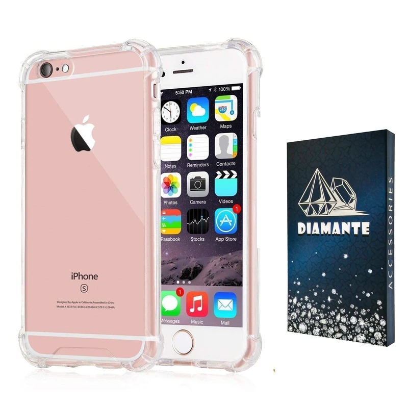 کاور دیامانته مدل shiny navy مناسب برای گوشی موبایل اپل iPhone 6 Plus / 6s Plus