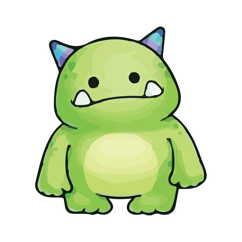 برچسب بدنه خودرو پویا مارکت طرح هیولا سبز کد 3829