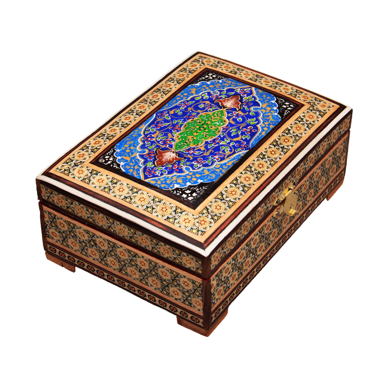 جعبه جواهرات خاتم کاری کد 10-70085