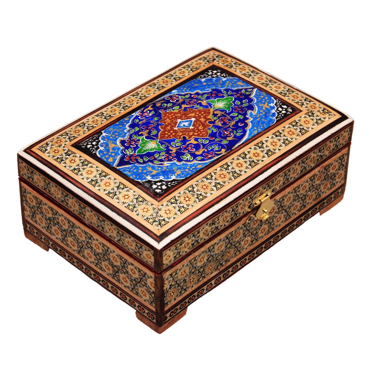 جعبه جواهرات خاتم کاری کد 11-70085