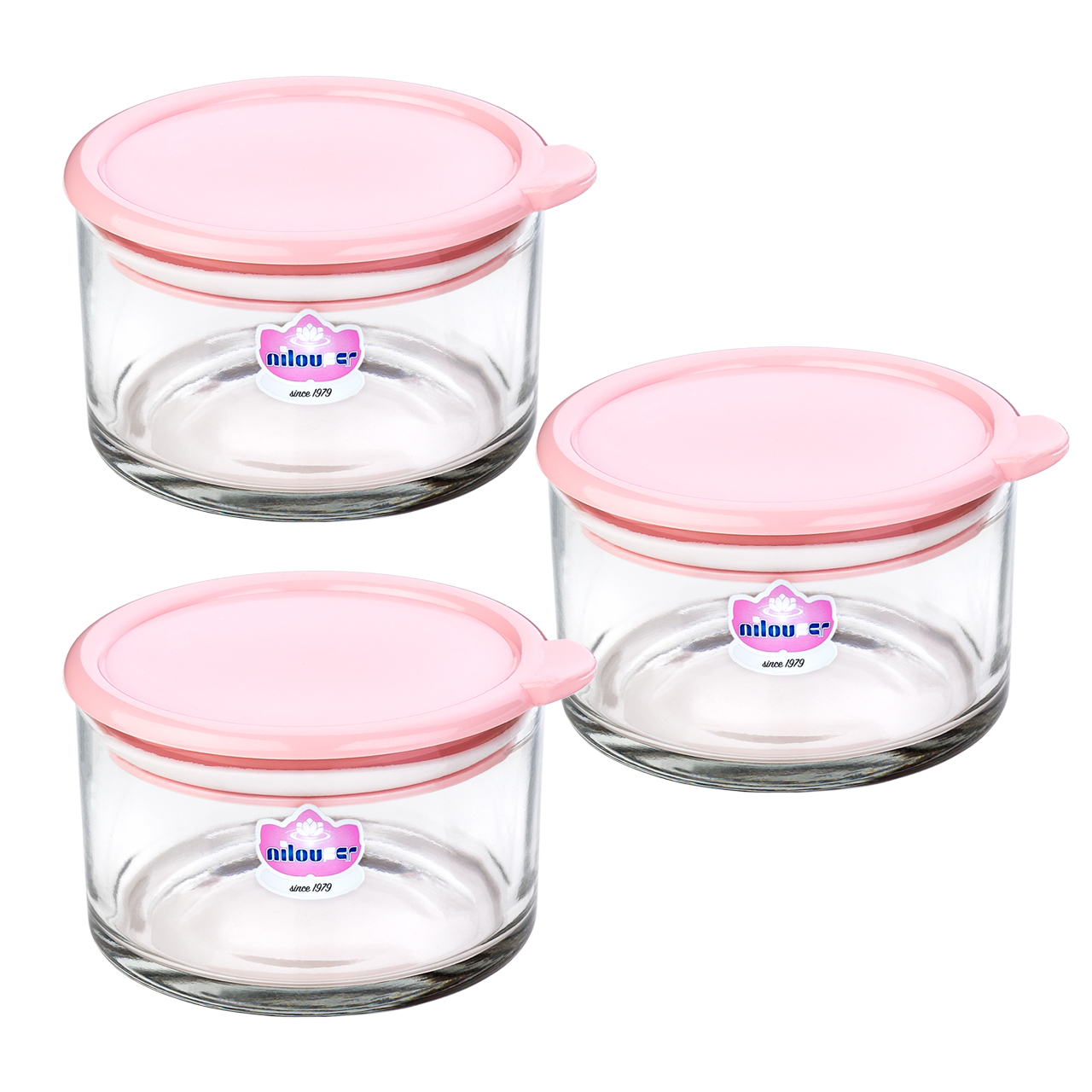 ظرف نگهدارنده نیلوفر مدل Honey بسته 3 عددی