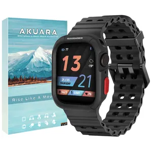 Akuara Ocean BBuckle Rugged Band suitable for Apple Watch Series SE/SE2/SE3/4/5/6 size 44mm with cover