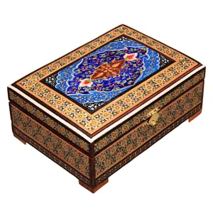 جعبه جواهرات خاتم کاری کد 13-70085