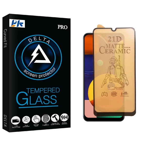 محافظ صفحه نمایش سرامیکی مات پی کی مدل Delta Pro مناسب برای گوشی موبایل سامسونگ Galaxy A22 4G