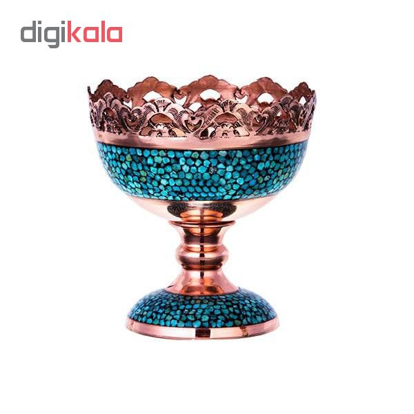آجیل خوری فیروزه کوب کد063 ارتفاع 13سانتی متری