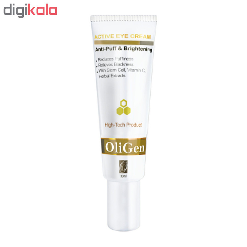 کرم دور چشم الی ژن سری Active Eye Cream مدل Anti Puff And Brightening حجم ۳۰ میلی لیتر