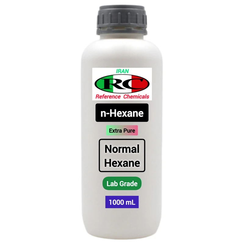 نرمال هگزان رفرنس کمیکالز مدل n-Hexane حجم ۱۰۰۰ میلی لیتر نرمال هگزان رفرنس کمیکالز مدل n-Hexane حجم ۱۰۰۰ میلی لیتر