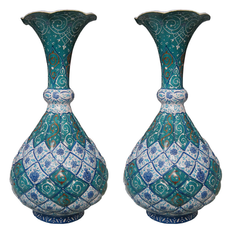 گلدان میناکاری کد 78 بسته دو عددی