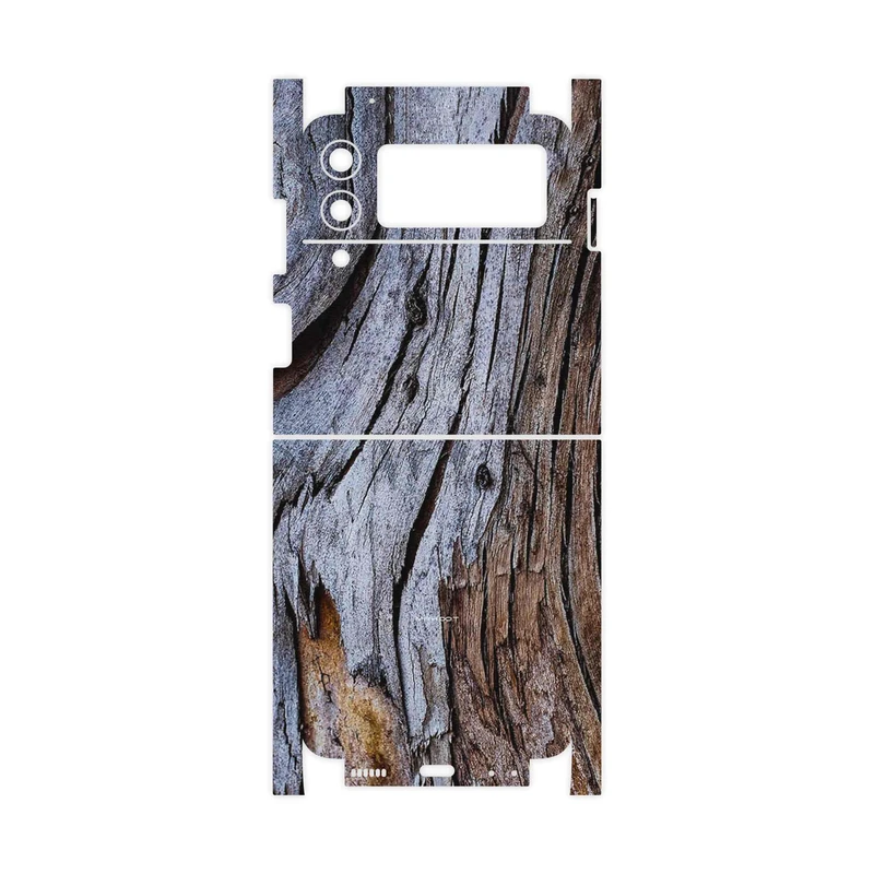 برچسب پوششی ماهوت مدل Wood Texture 7-FullSkin مناسب برای گوشی موبایل سامسونگ Galaxy Z Flip3 5G