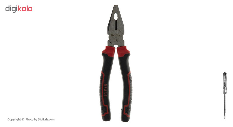 انبردست رونیکس مدل RH-1168 سایز 8 اینچ به همراه یک عدد فازمتر تحسین