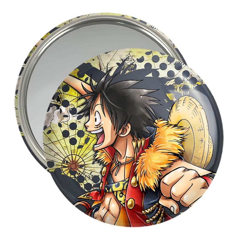 آینه جیبی خندالو مدل لوفی دی مانکی انیمه وان پیس One Piece  کد 11406
