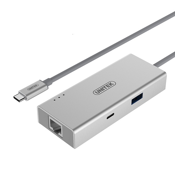 مبدل USB-C به HDMI/LAN یونیتک مدل Y9117