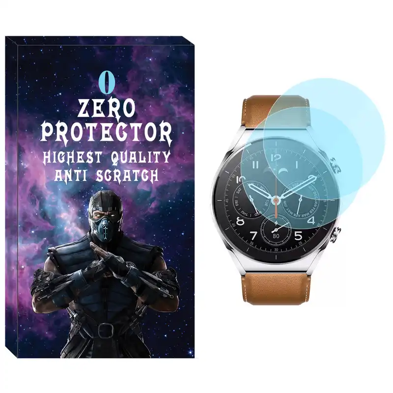محافظ صفحه نمایش نانو زیرو مدل NZO مناسب برای ساعت هوشمند شیائومی Watch S1 بسته دو عددی