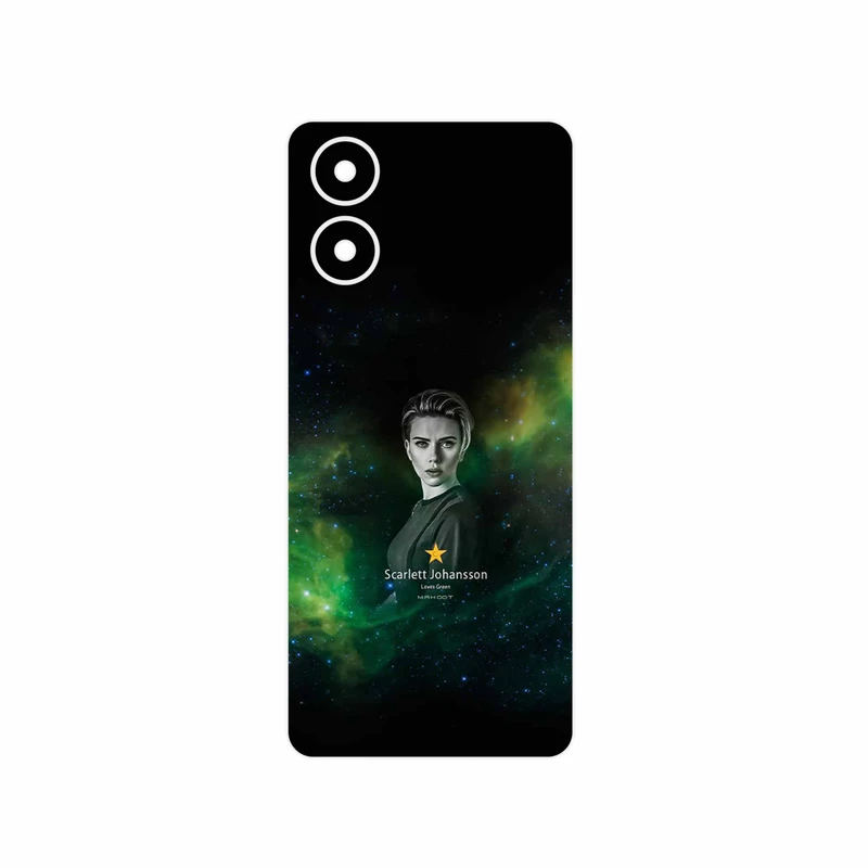 برچسب پوششی ماهوت مدل Scarlett Johansson مناسب برای گوشی موبایل موتورولا Moto G04s