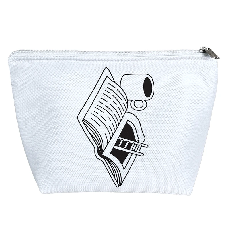 کیف لوازم آرایش دخترانه خندالو مدل کتاب و نردبان کد 8579