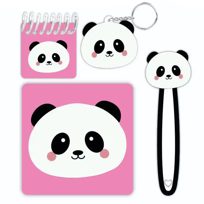 بسته لوازم تحریر طرح پاندا مجموعه 4 عددی