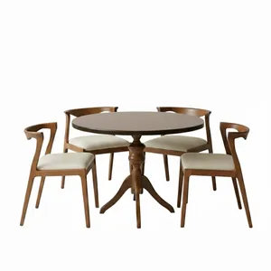 میز و صندلی ناهارخوری چهار نفره مدل افرا