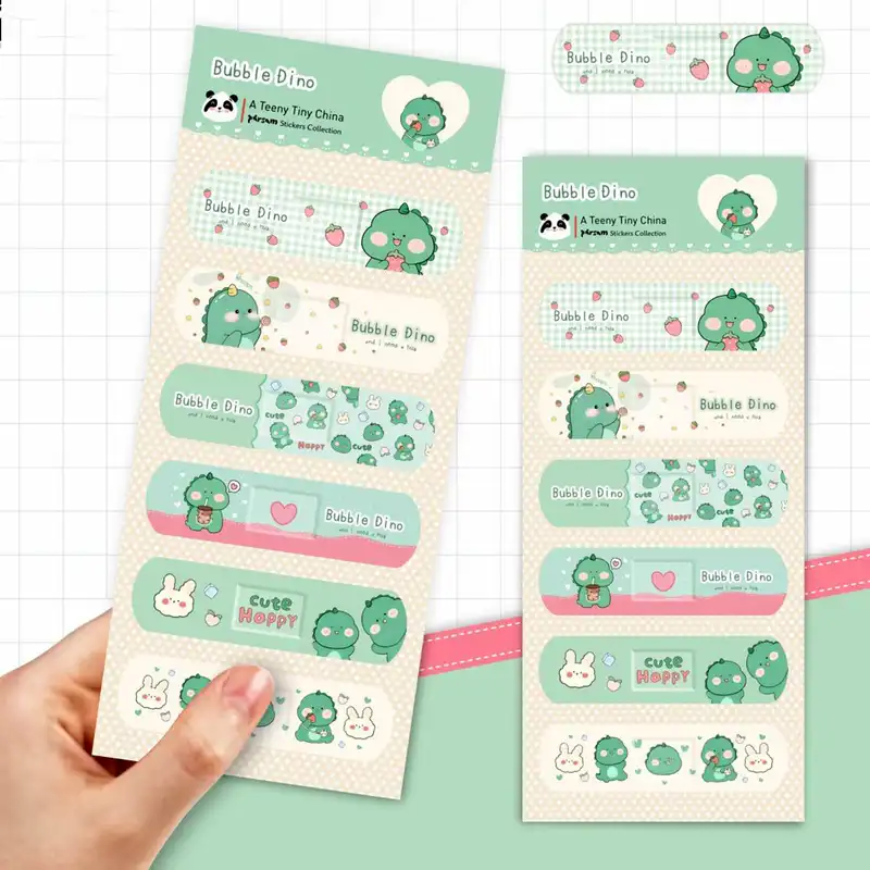 برچسب مدل فانتزی طرح دایناسور کیوت