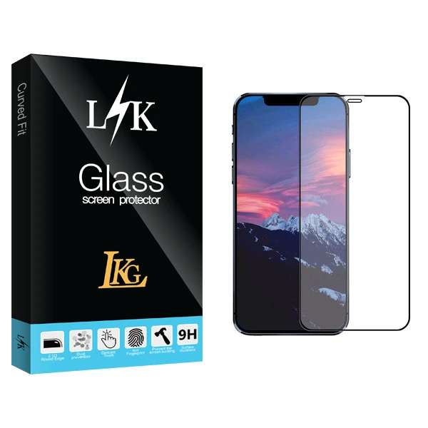 محافظ صفحه نمایش سرامیکی ال کا جی مدل LK Glass مناسب برای گوشی موبایل اپل iPhone 12 / 12 Pro