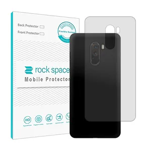 Transparent Rockspace HyGEL model phone back protector suitable for Xiaomi Poco F1 mobile phone