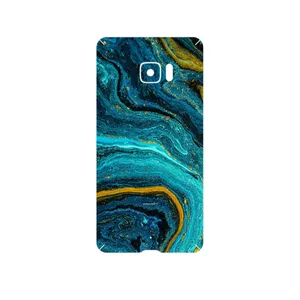 MAHOOT Turquoise marblewith golden streaks Cover Sticker for HTC U Ultra