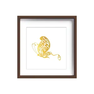 تابلو طلاکوب زرکات طرح پروانه مدل Butterfly