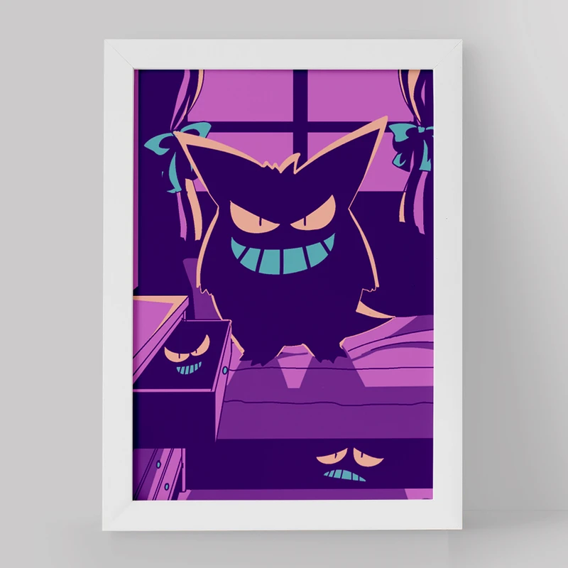 تابلو خندالو مدل گنگار انیمه پوکمون کد 17376