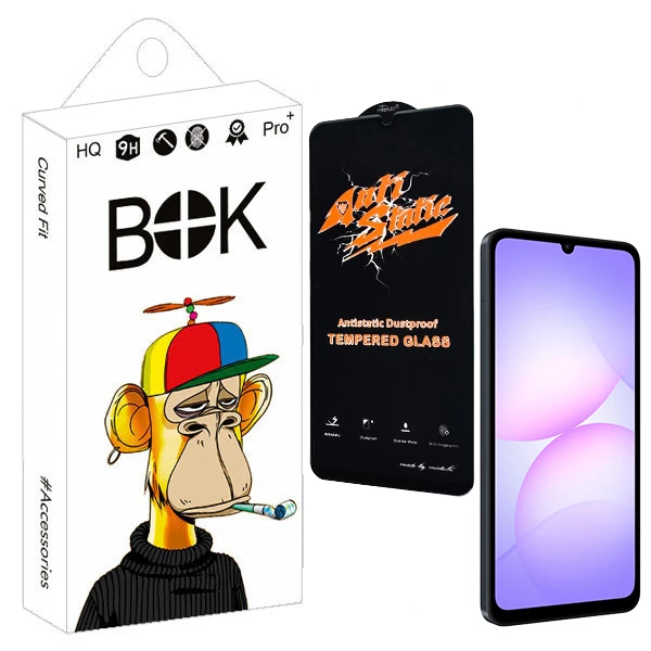 محافظ صفحه نمایش بوک مدل Antistatic Air مناسب برای گوشی موبایل سامسونگ galaxy A07