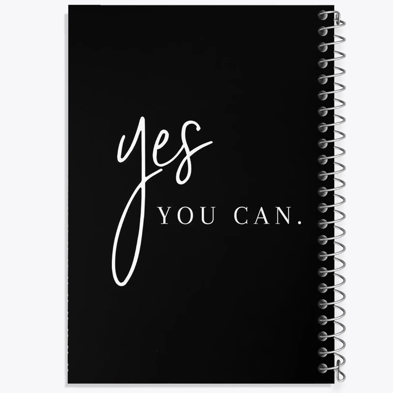 دفتر مشق 50 برگ خندالو طرح Yes You Can کد F1254