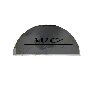   پادری مدل نیم دایره طرح سرویس بهداشتی کد 8698 سایز 90×45 سانتی متر