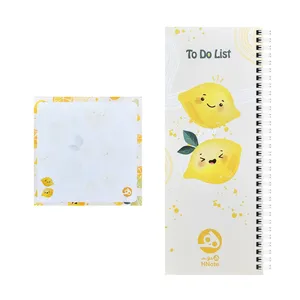  دفتر برنامه ریزی 80 برگ هـ‌نوت مدل Lem به همراه کاغذ یادداشت