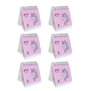 تقویم رومیزی سال 1402 پدیده نقش مدل tiny فانتزی کد1بسته 6 عددی