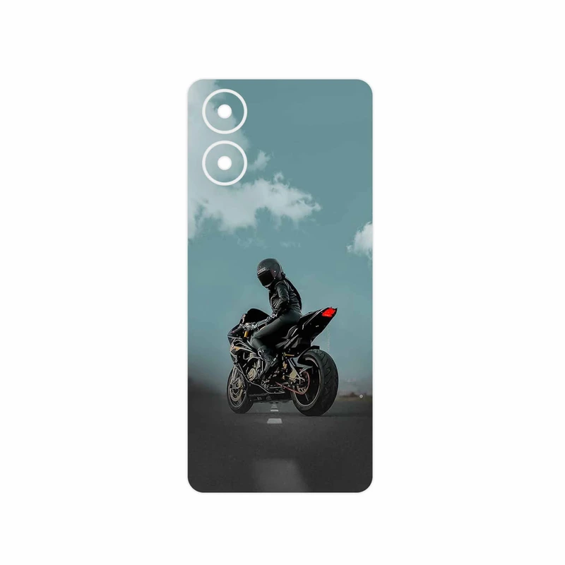 برچسب پوششی ماهوت مدل Motorcycling مناسب برای گوشی موبایل موتورولا Moto G04s