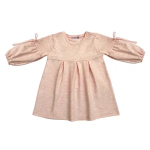 پیراهن دخترانه افراتین کد 0003 رنگ صورتی روشن