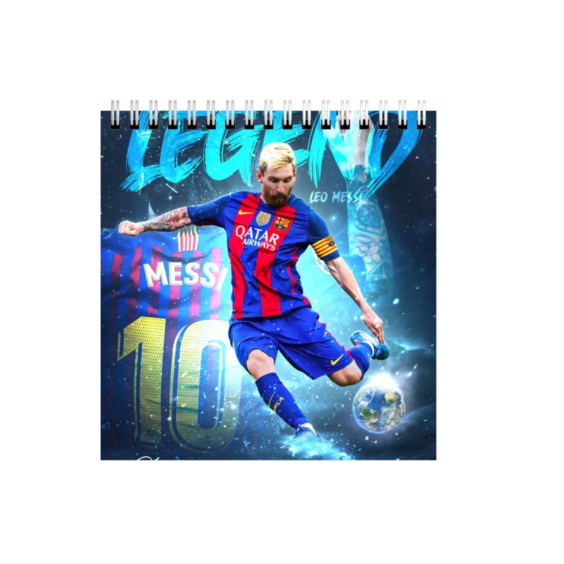 دفتر طراحی 50 برگ طرح لیونل مسی کد 7267587