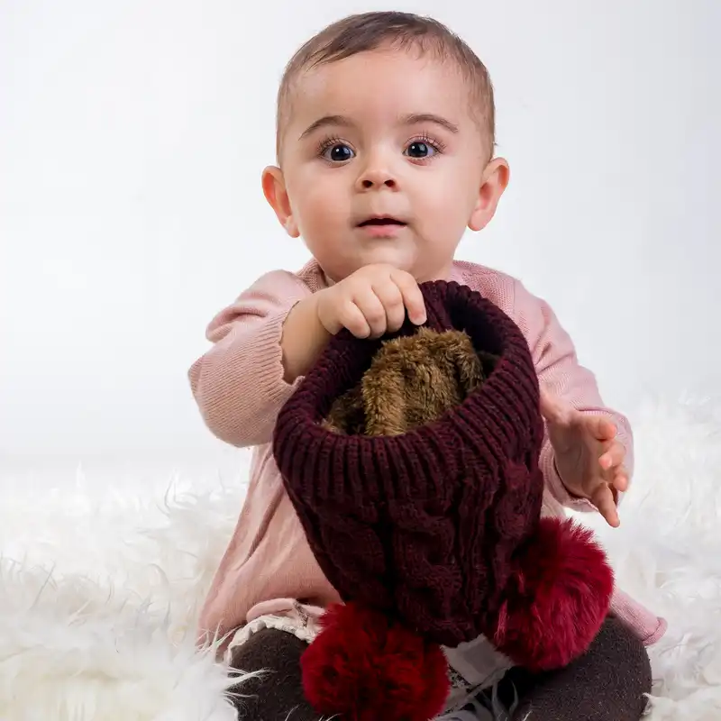 ست کلاه و شال گردن بچگانه مدل 41312